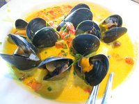 Mussels and Mashers at Bell St Diner.JPG